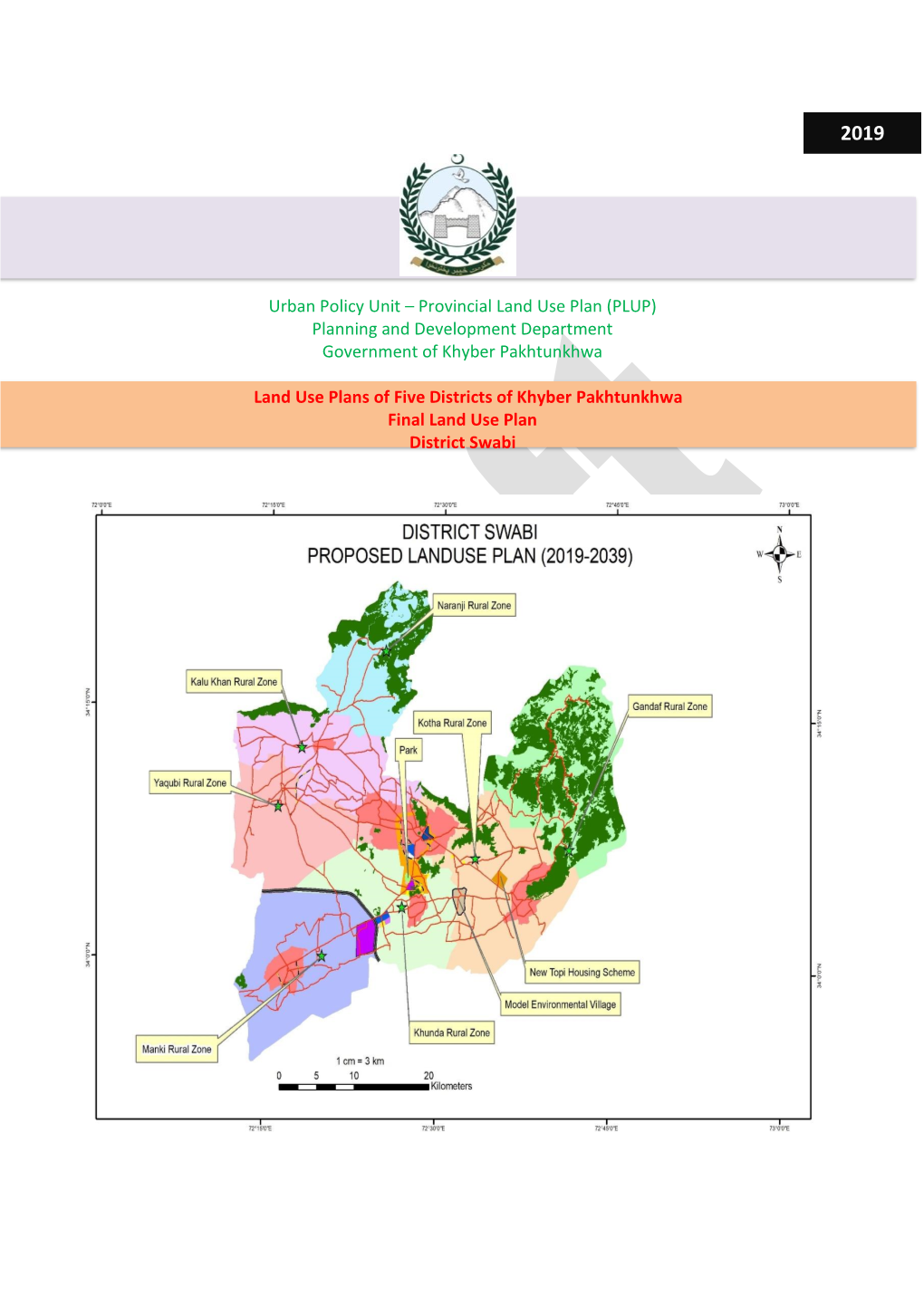 Land Use Plan of District Sawabi