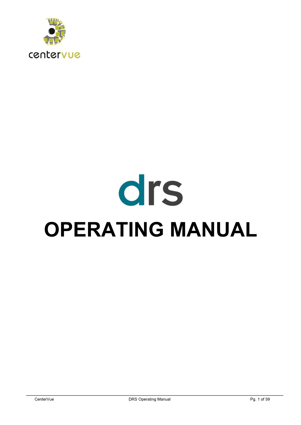 DRS Operating Manual Pg