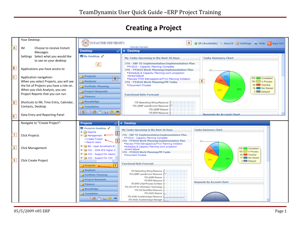 Teamdynamix User Quick Guide