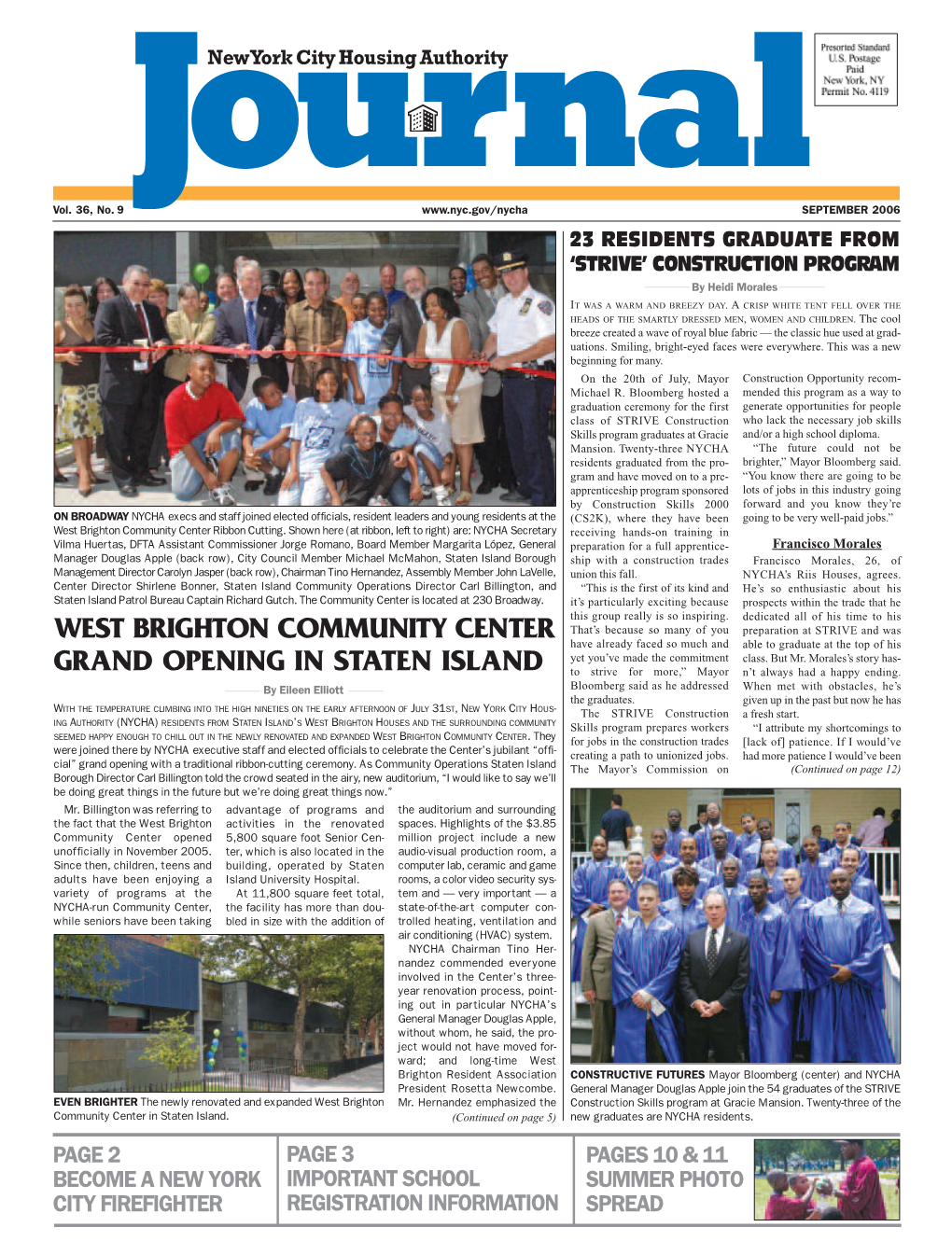 West Brighton Community Center Grand Opening in Staten Island