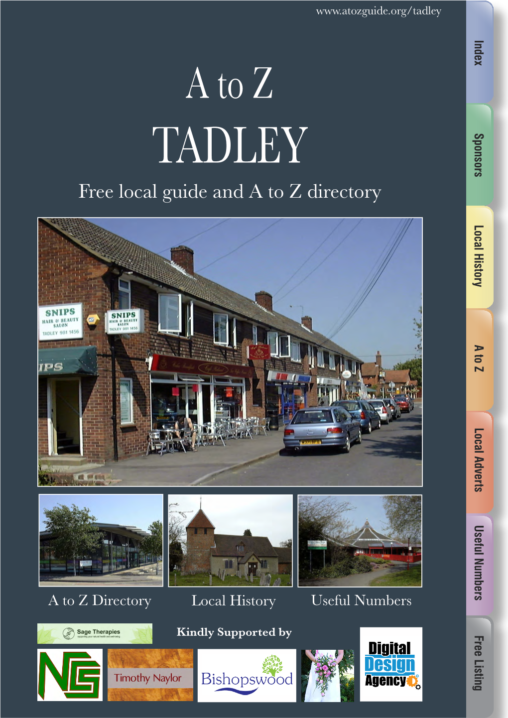 TADLEY Free Local Guide and a to Z Directory Local Guide Free a to Z Directory TADLEY a to Z GUIDE INDEX INDEX Index Contents