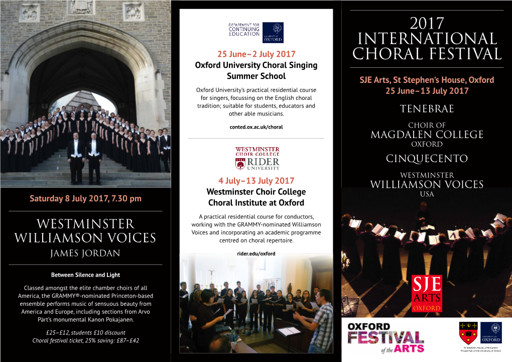 2017 International Choral Festival