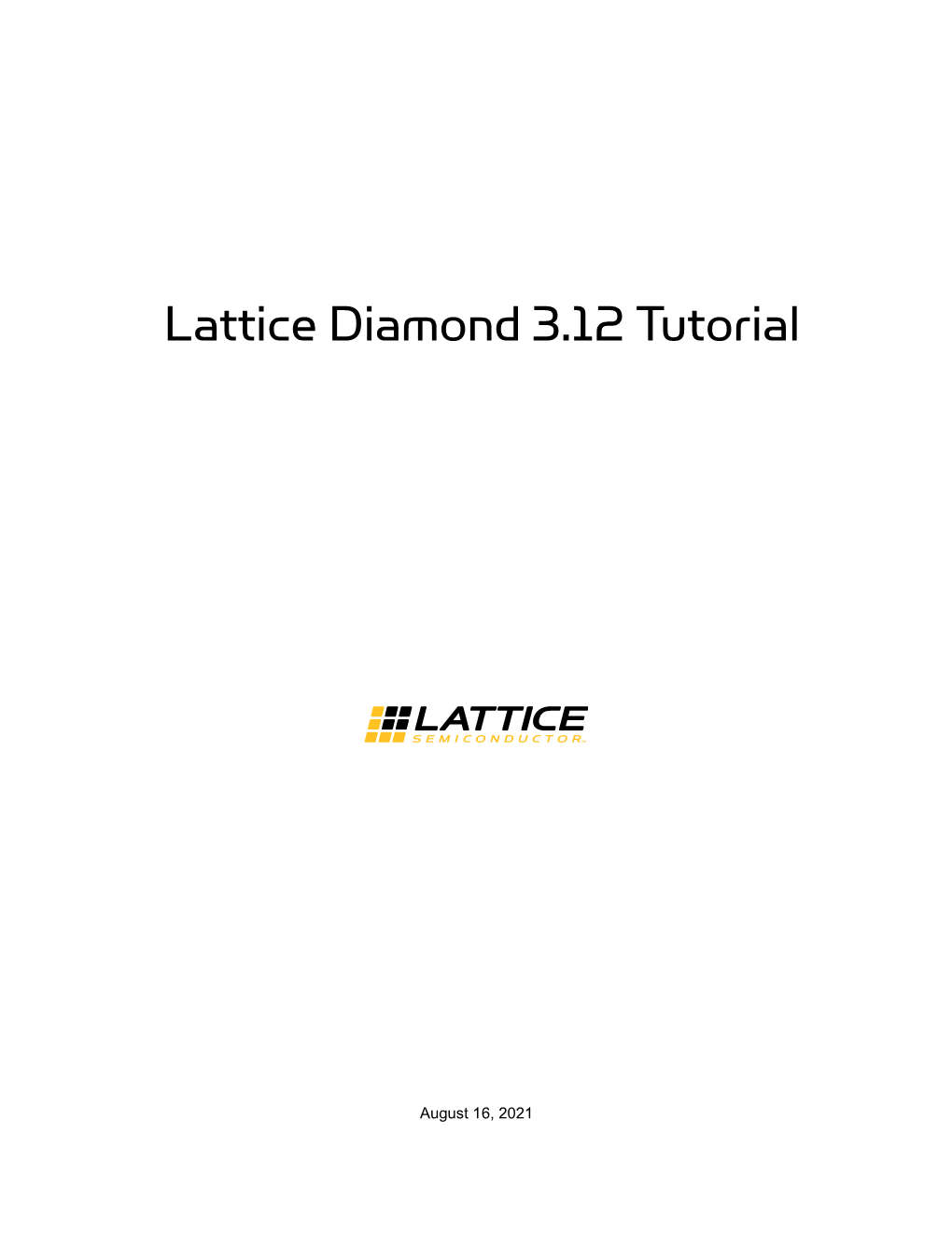 Lattice Diamond 3.12 Tutorial