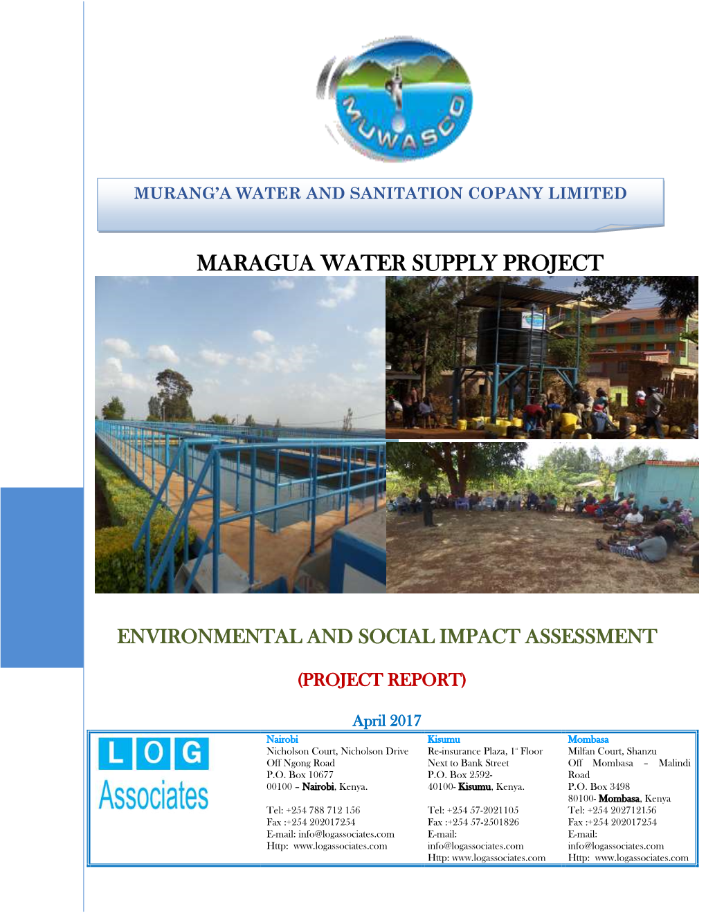 Maragua Water Supply Project