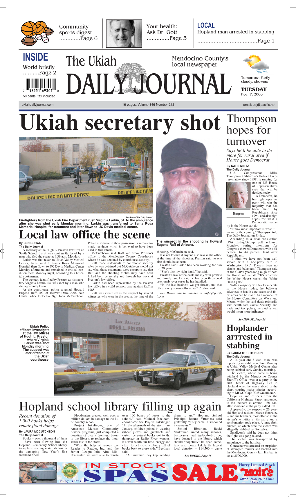 The Ukiah Local Newspaper