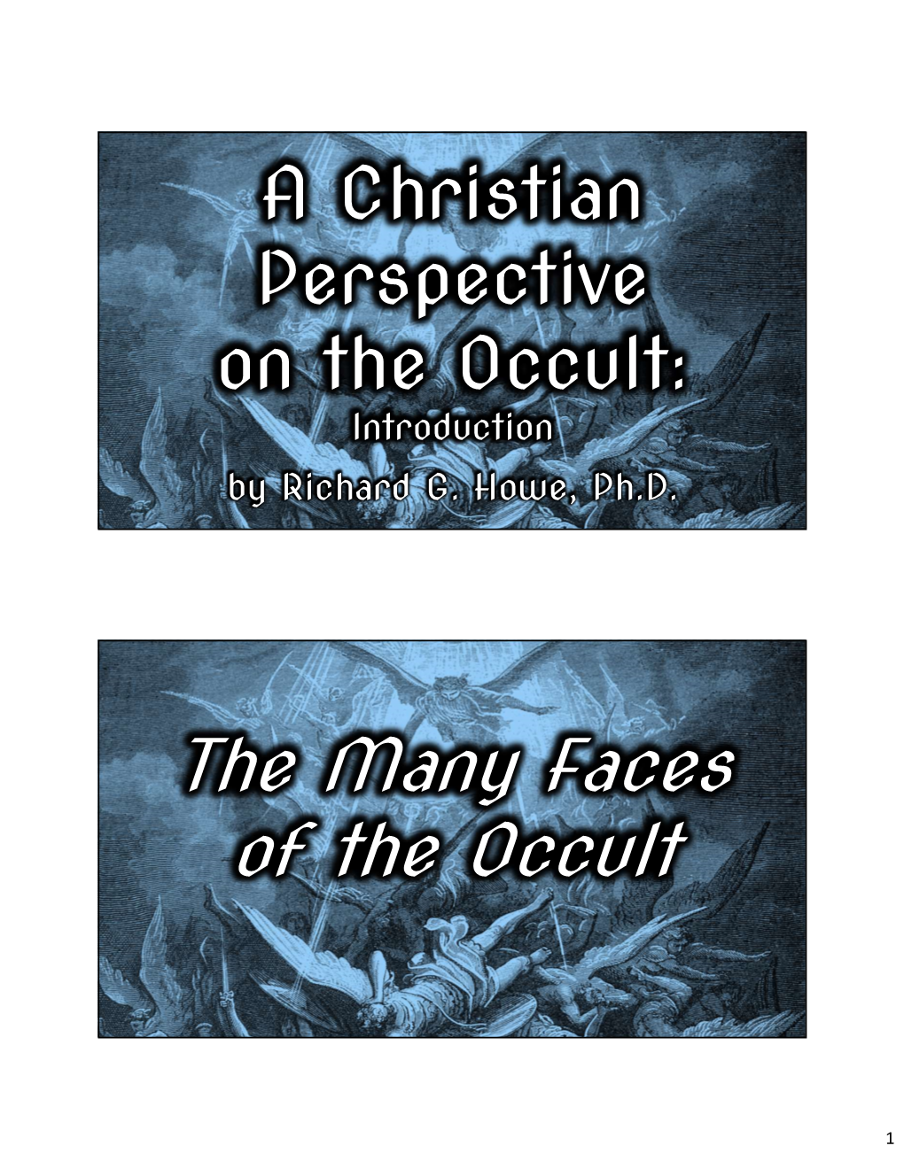 The Many Faces of the Occult