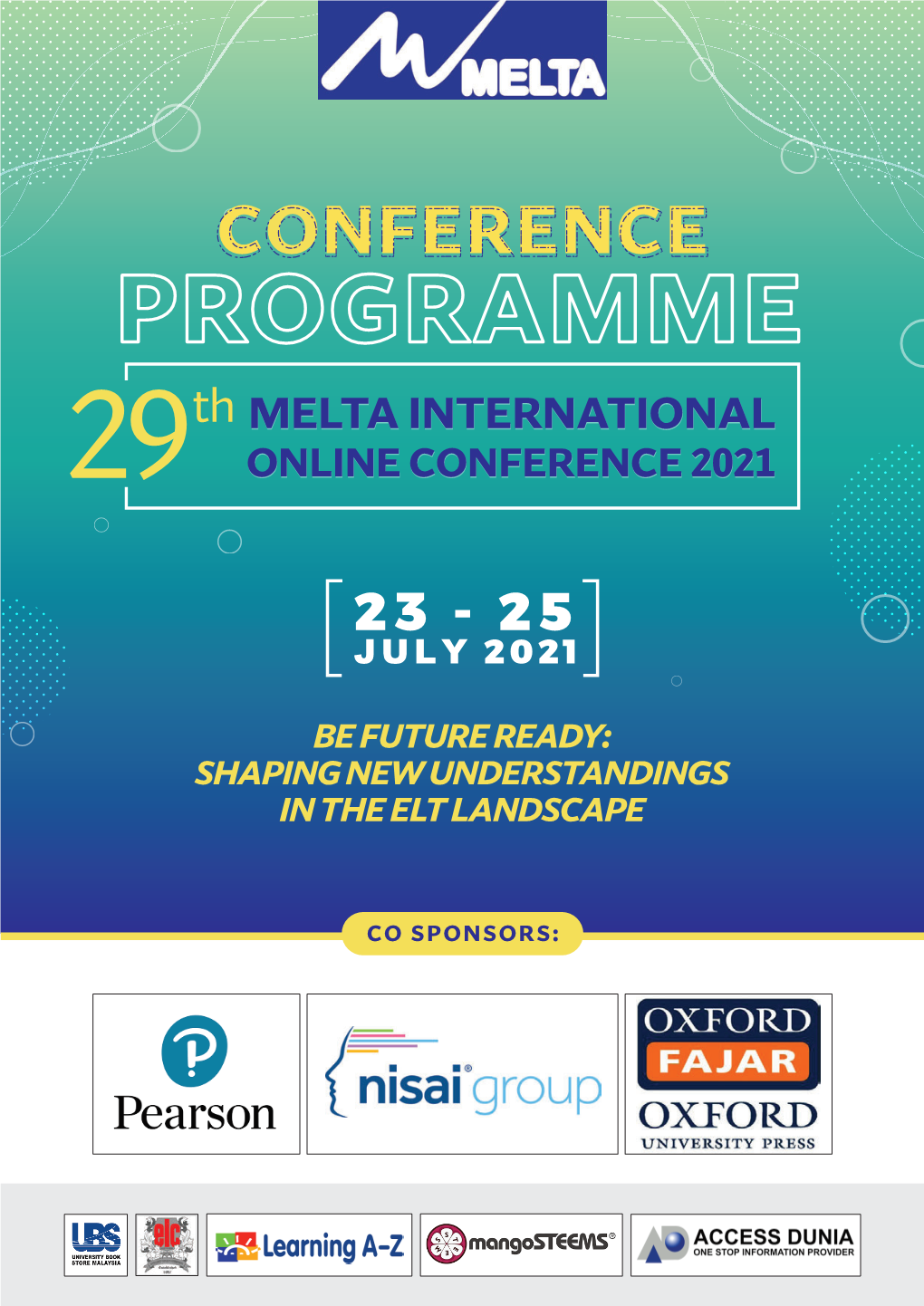 Melta International 29 Online Conference 2021