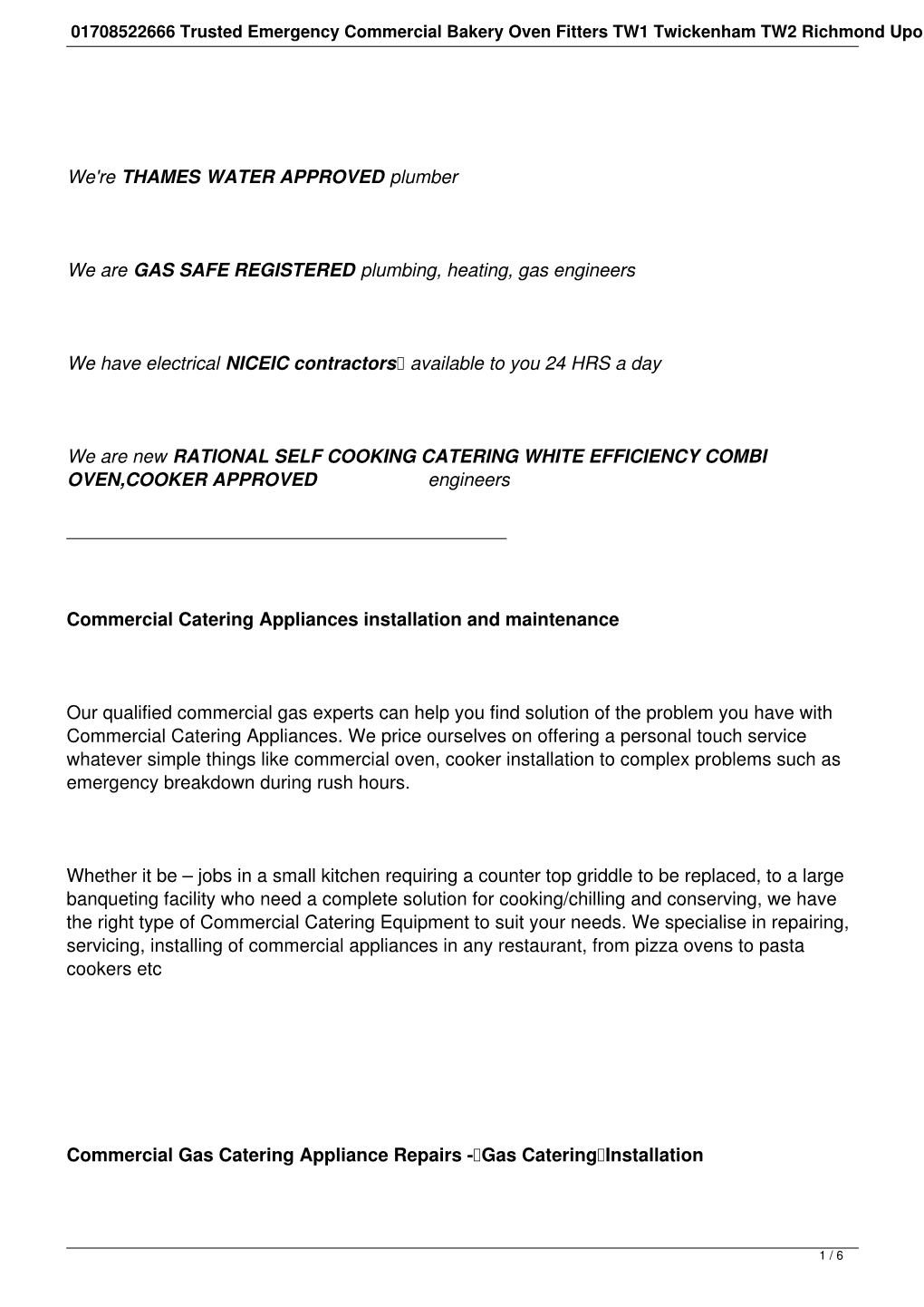 01708522666 Trusted Emergency Commercial Bakery Oven Fitters TW1 Twickenham TW2 Richmond Upon Thames TW3 Hot Cupboard Repair TW4 Heston TW5 Hounslow TW6