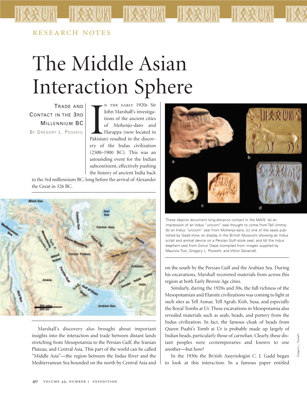The Middle Asian Interaction Sphere