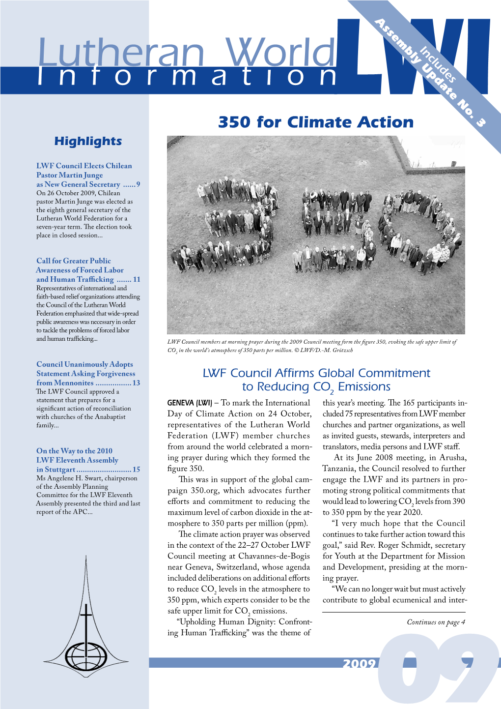 Lutheran World Includes Informationlwi 350 for Climate Action Highlights