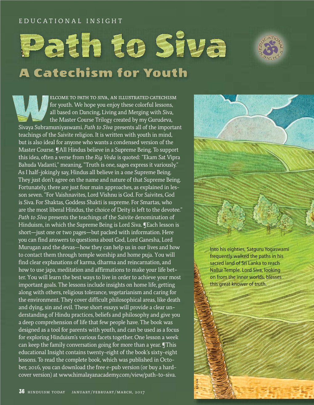 Path to Siva, an Illustrated Catechism for Youth