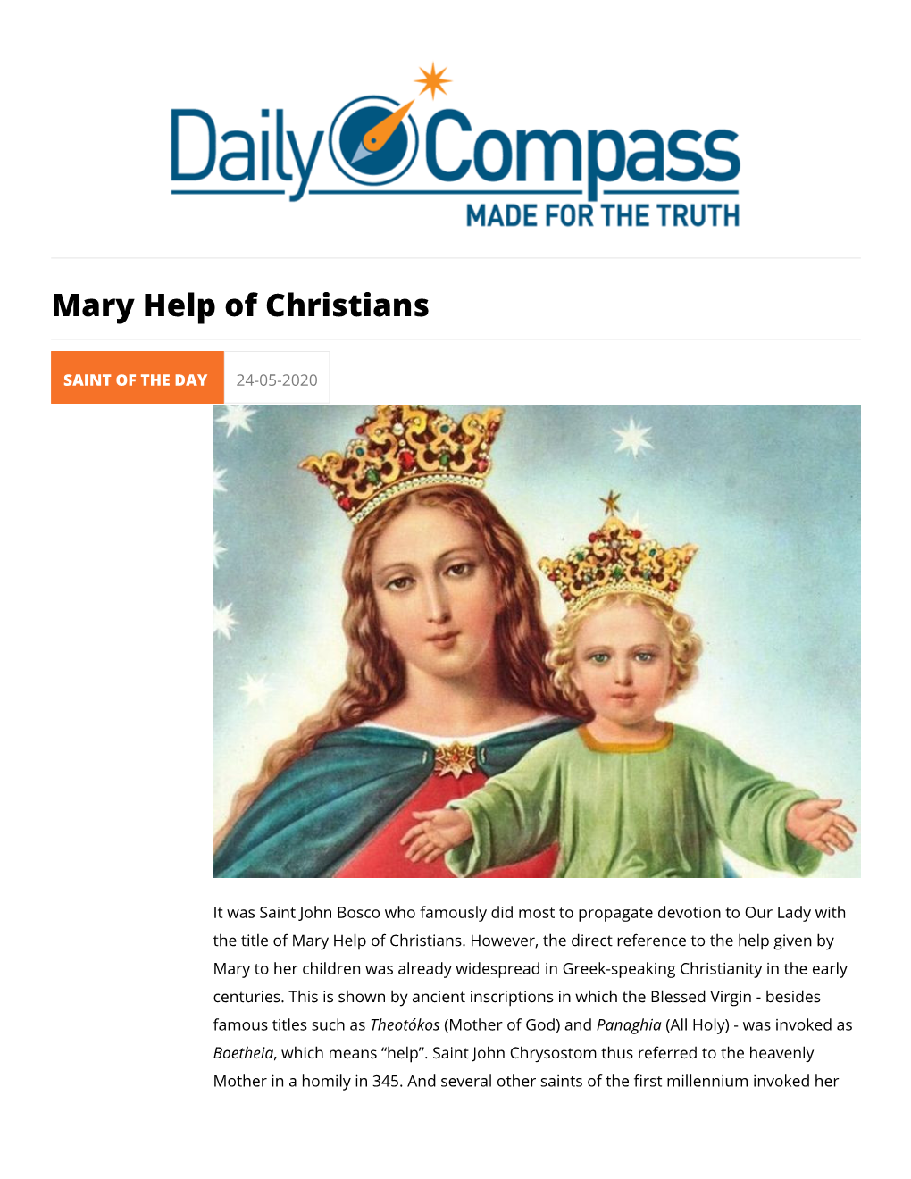 Mary Help of Christians