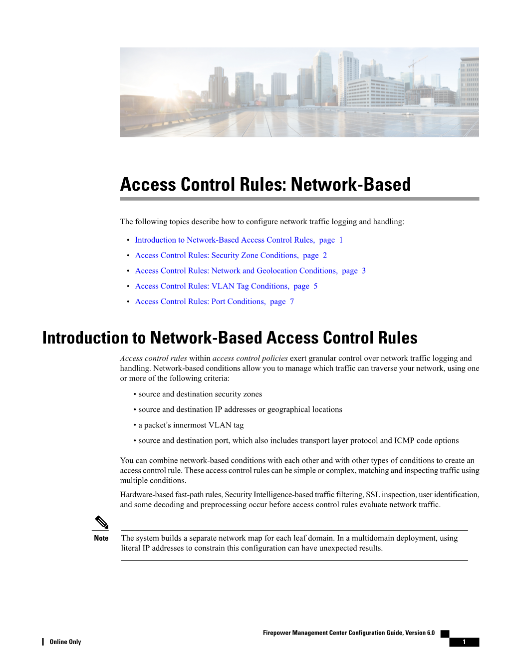 Access Control Rules: Network-Based