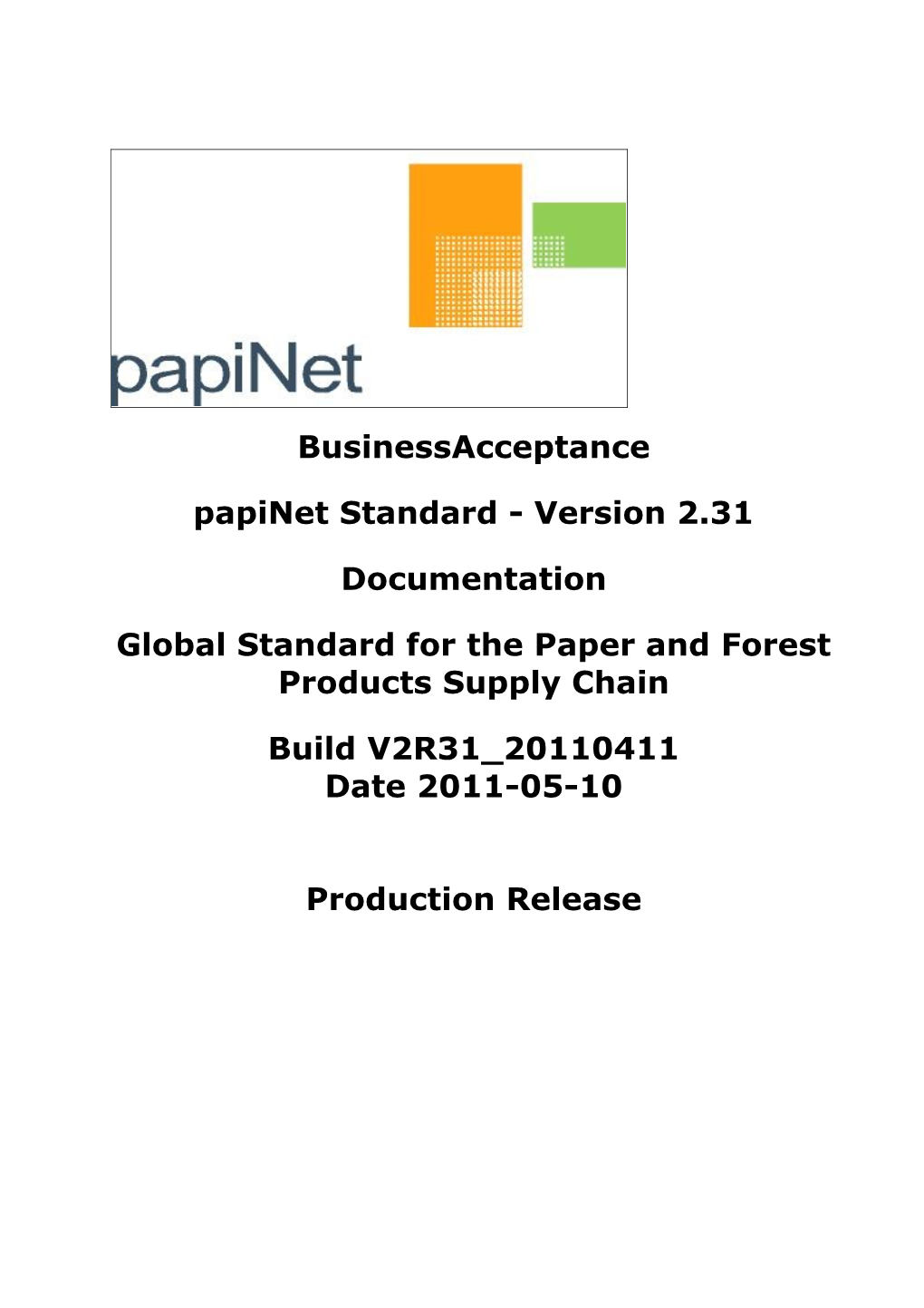 Global Standard for the Paper and Forest Products Supply Chain s1