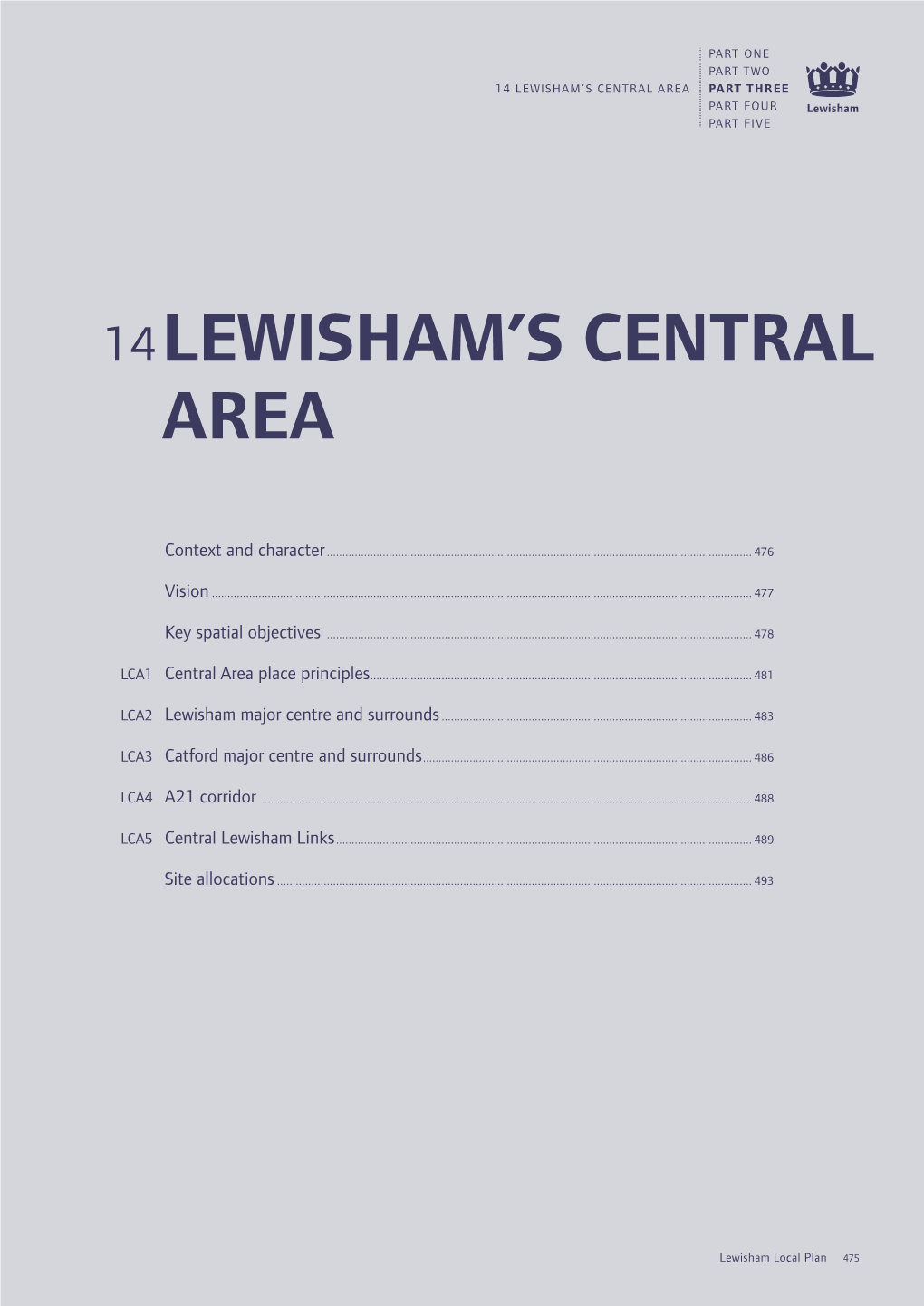 Lewisham Local Plan 475 Context and Character