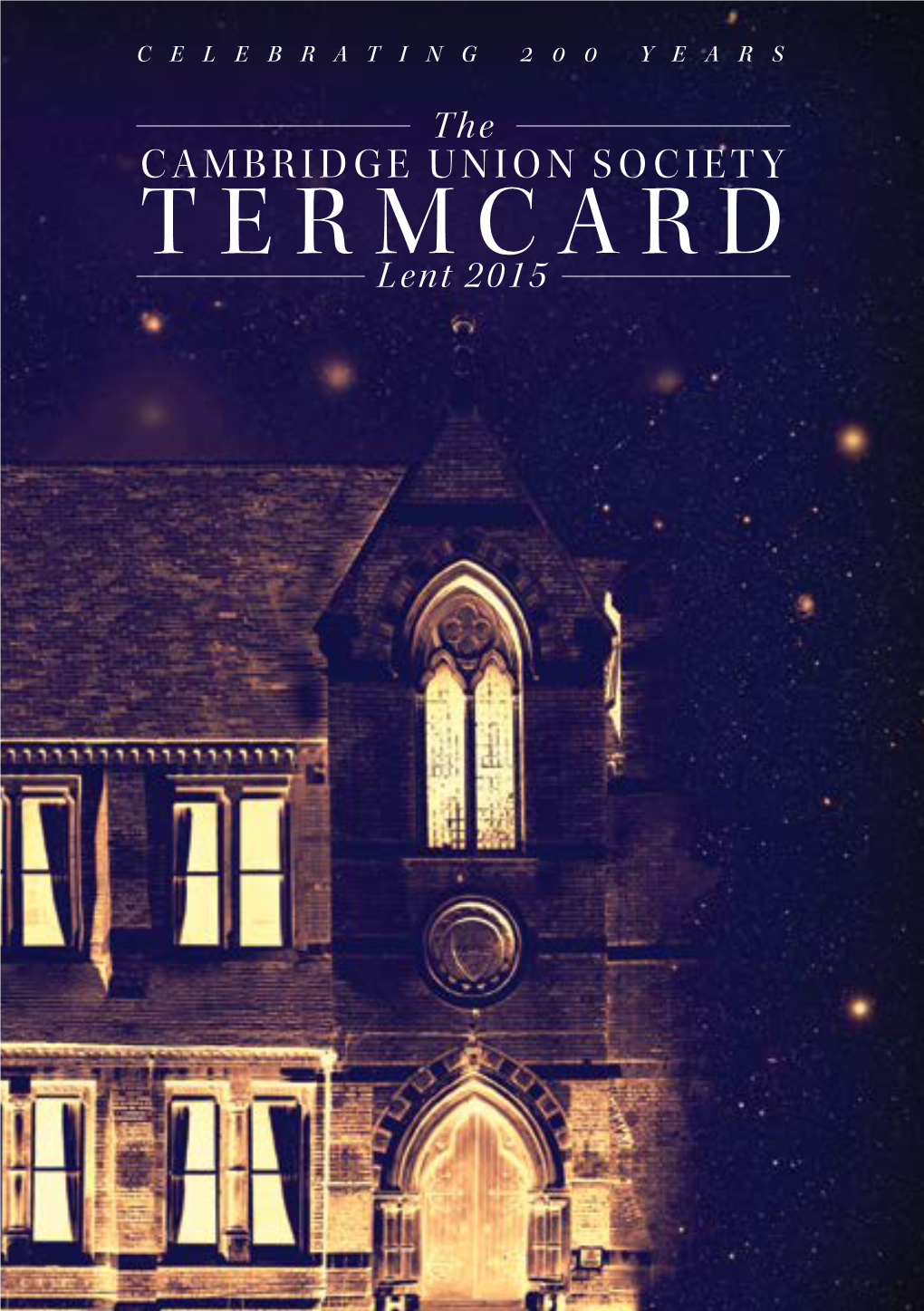 2015 Lent Termcard