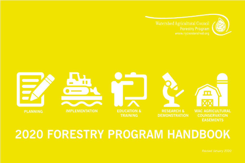 2020 Forestry Program Handbook