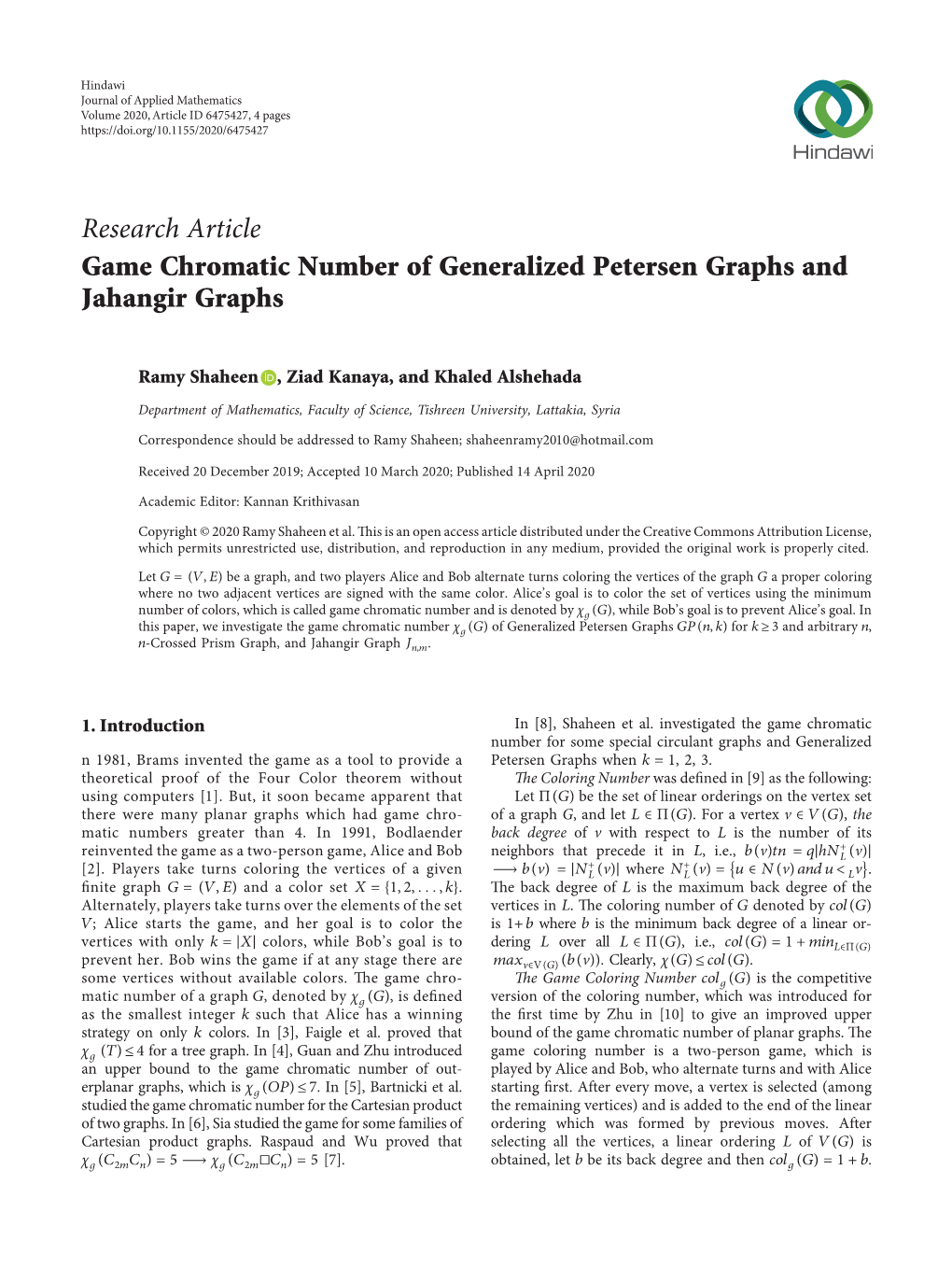 Game Chromatic Number of Generalized Petersen Graphs and Jahangir Graphs