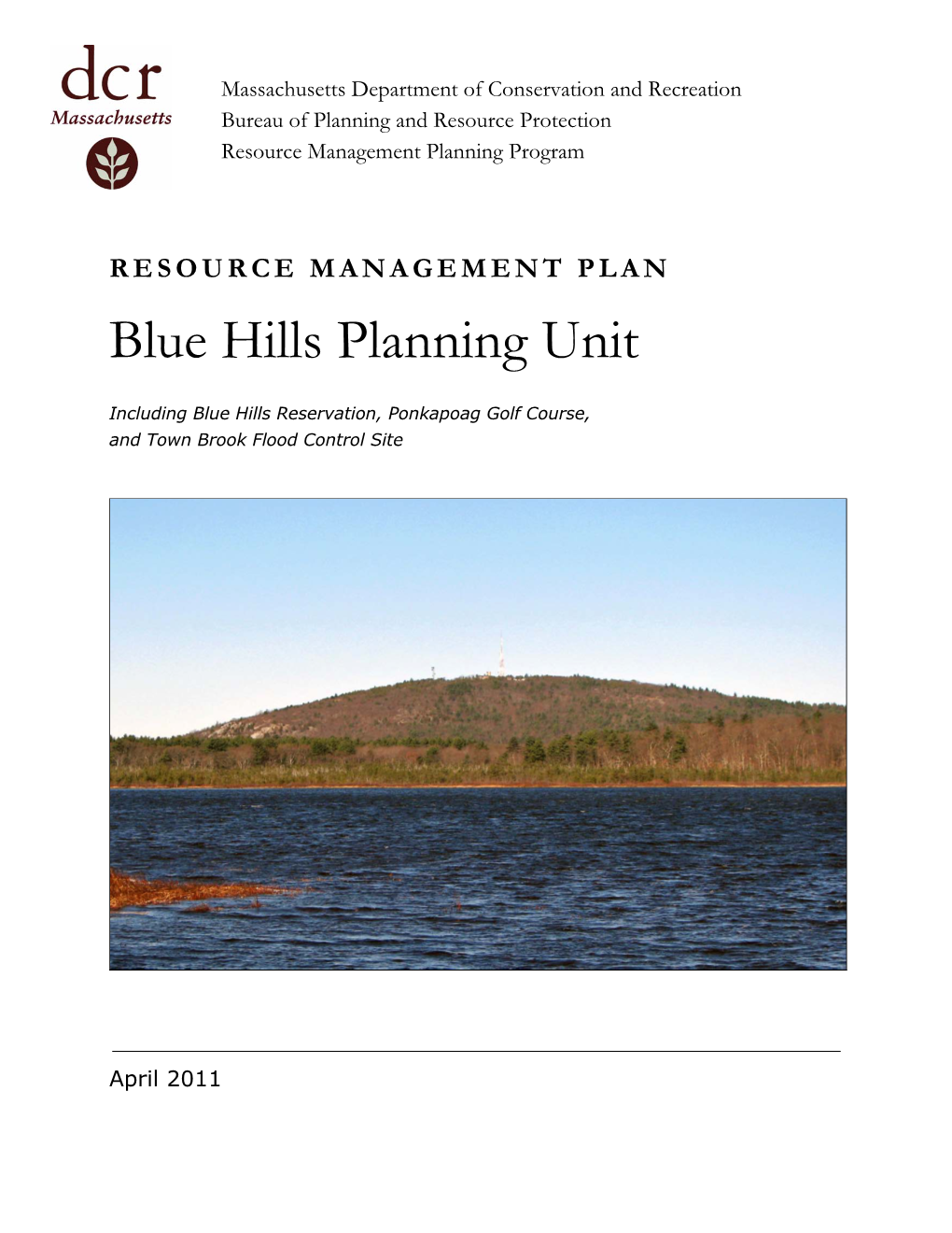 Blue Hills Planning Unit