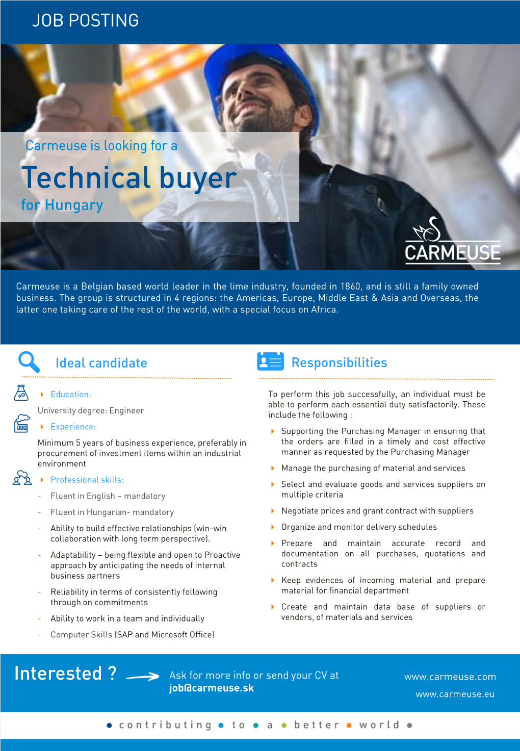 Technical Buyer for Hungary