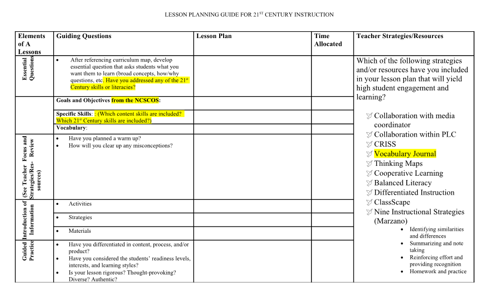 Impacting Instruction in 21St Century Classroom