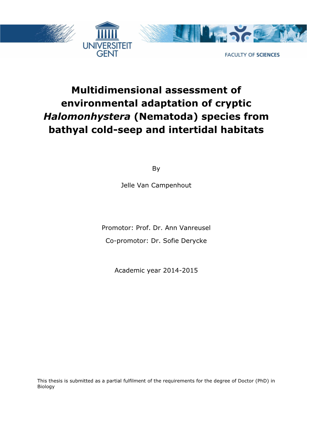 Species from Bathyal Cold-Seep and Intertidal Habitats