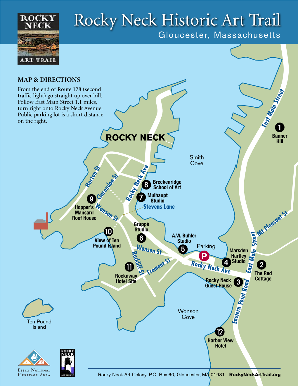 Rocky Neck Historic Art Trail Gloucester, Massachusetts