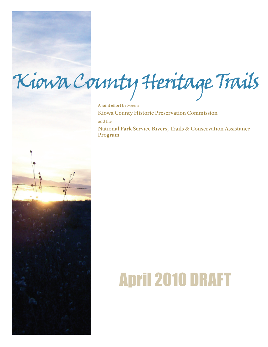 Kiowa County Heritage Trails