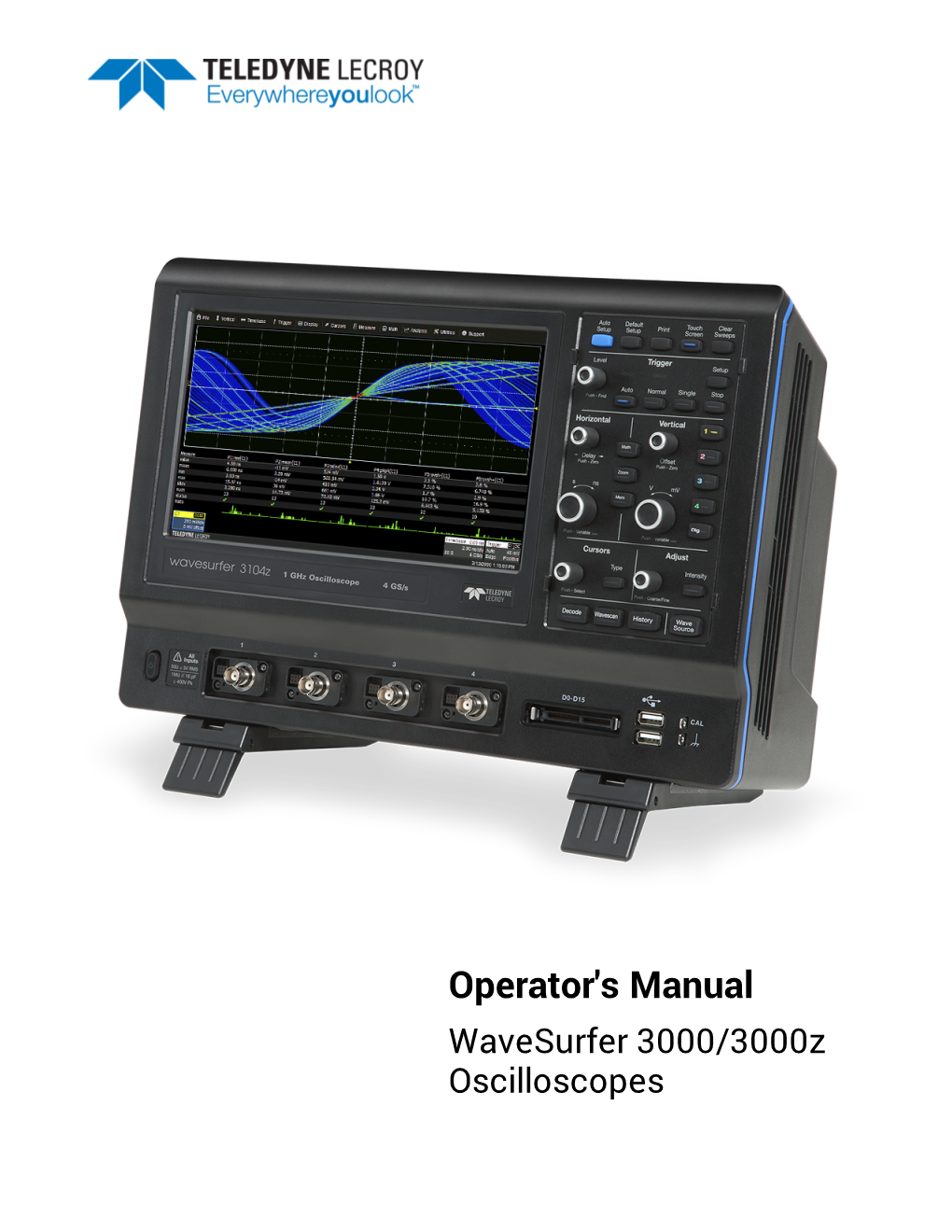 Wavesurfer 3000/3000Z Operator's Manual