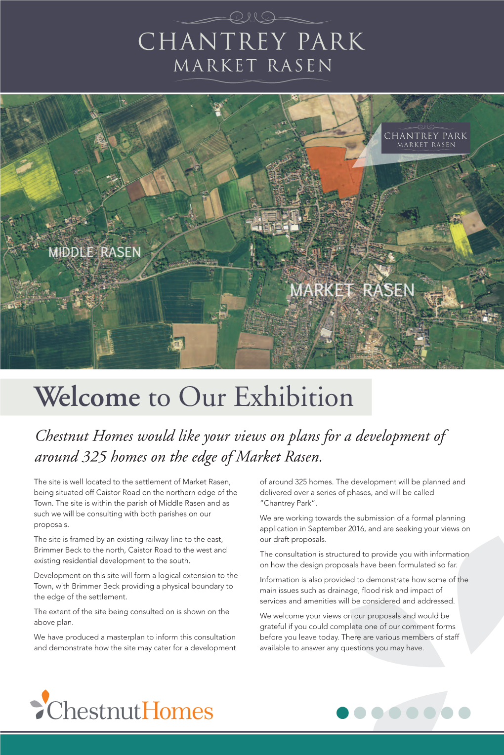 Chestnut Homes Would Like Your Views on Plans for a Development of Around 325 Homes on the Edge of Market Rasen