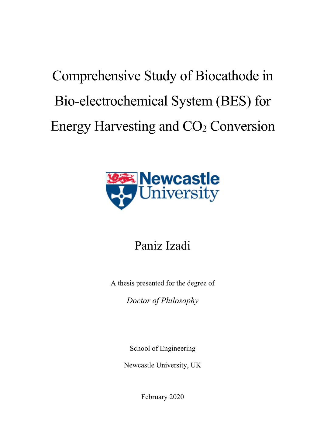 For Energy Harvesting and CO2 Conversion