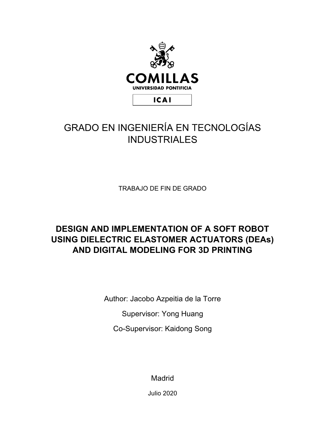 Grado En Ingeniería En Tecnologías Industriales