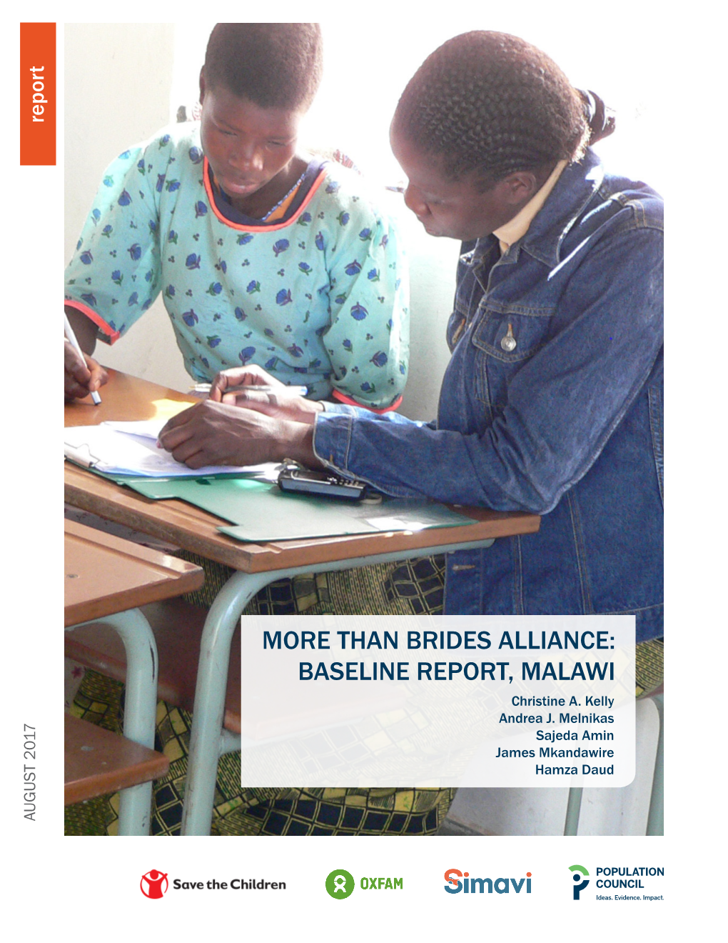 Than Brides Alliance: Baseline Report, Malawi.” New York: Population Council