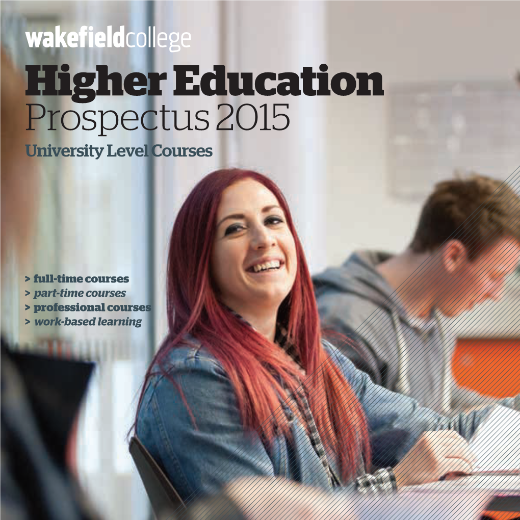 Higher Education Prospectus 2015 University Level Courses