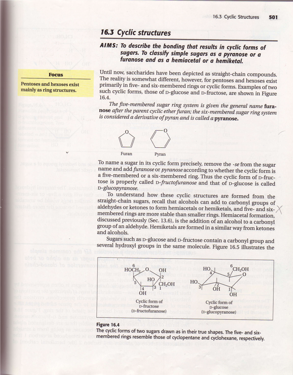 16.5 Cyclic Structures