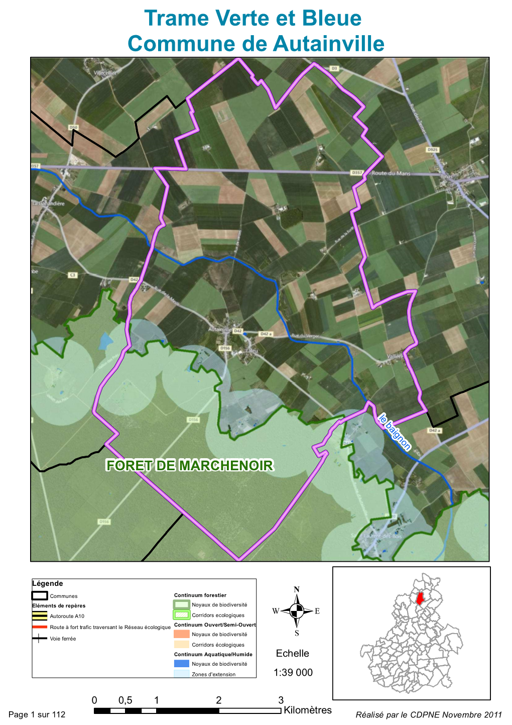 Trame Verte Et Bleue Commune De Autainville