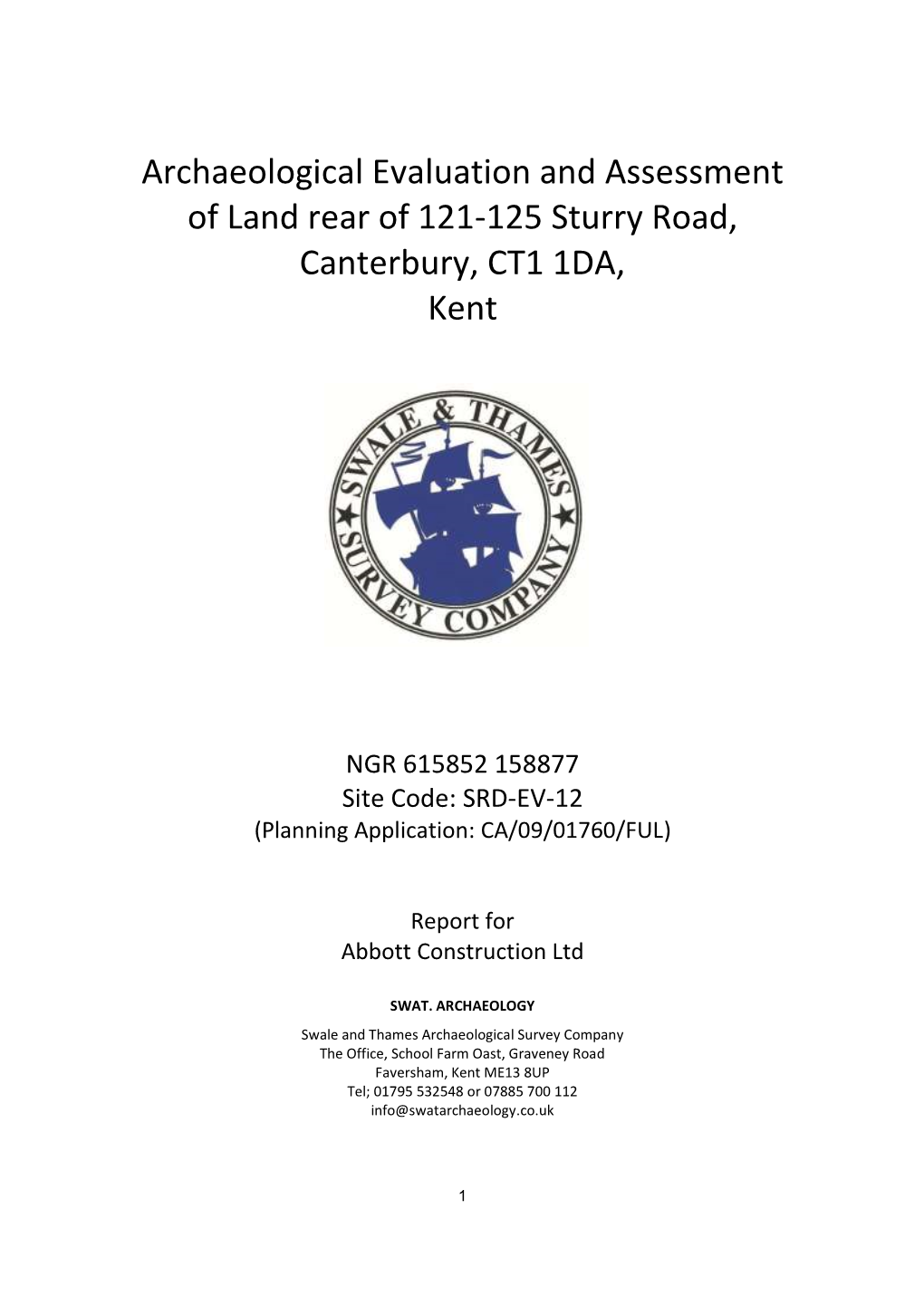 SWAT-35. Sturry Rd Complete.Pdf