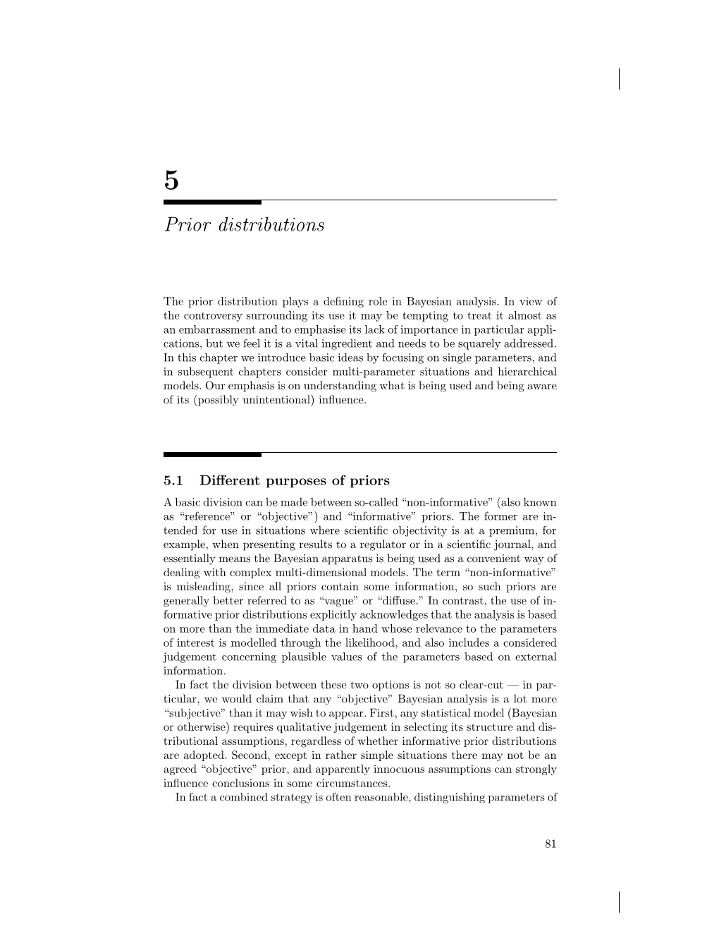 Prior Distributions