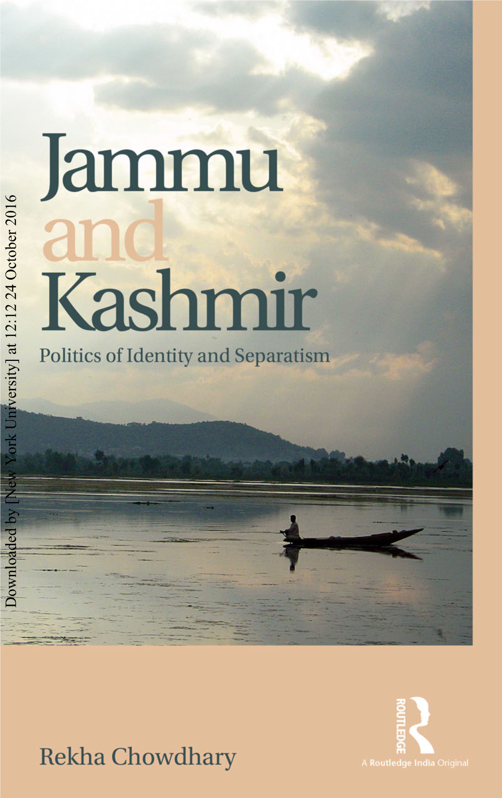 Downloaded by [New York University] at 12:12 24 October 2016 Jammu and Kashmir