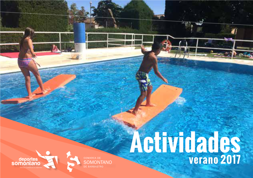 Actividades Verano 2017 CURSO DE NATACIÓN 1.Er TURNO: Del 5 Al 25 De Julio