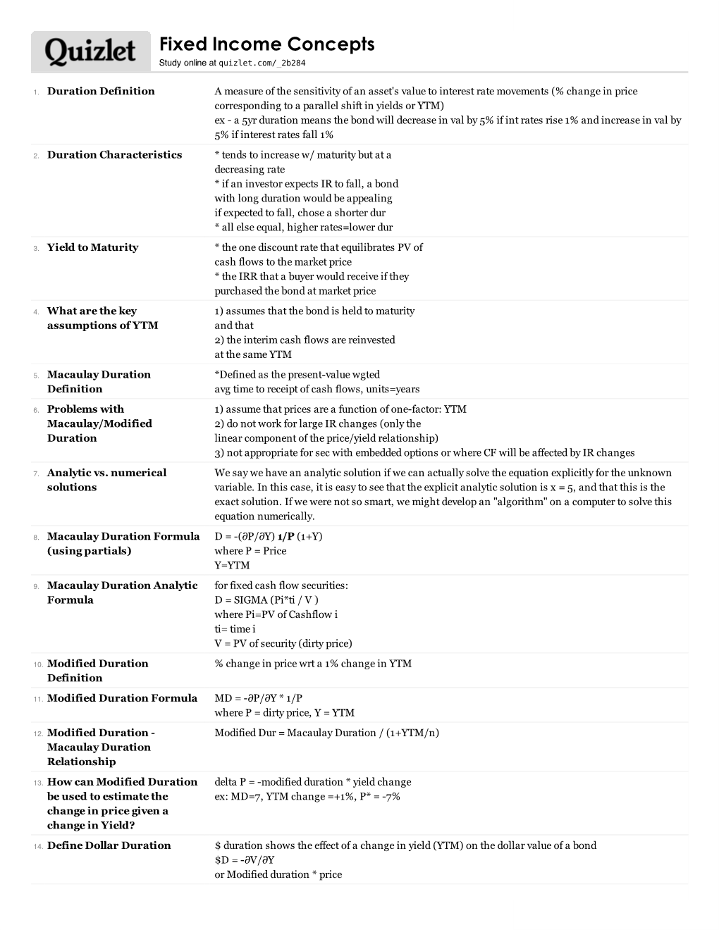 Print › Fixed Income Concepts | Quizlet