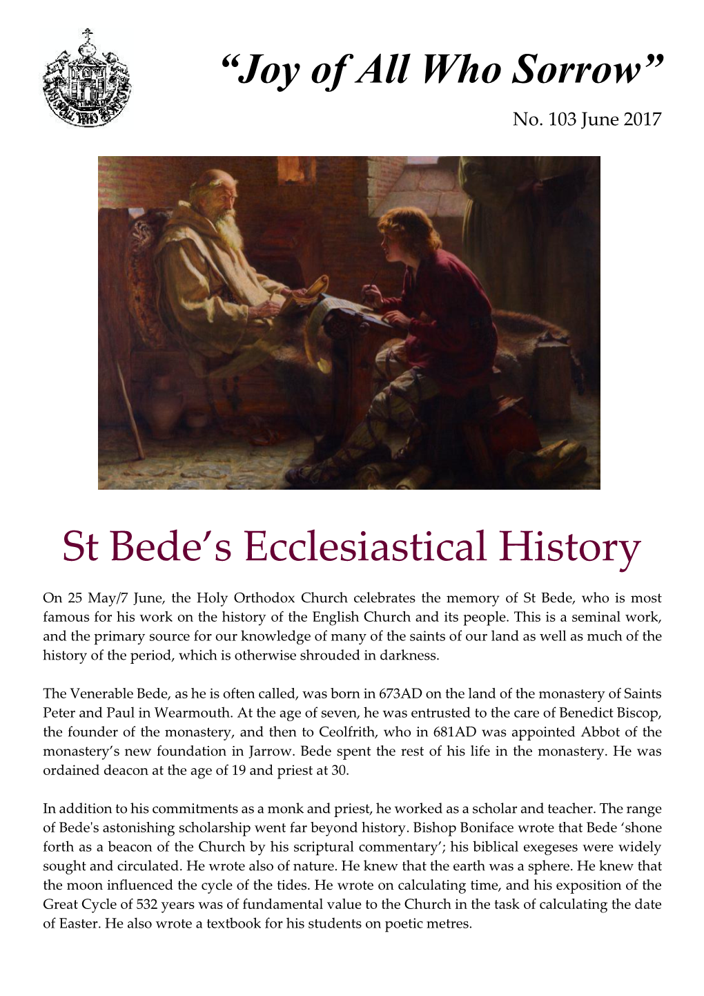 St Bede's Ecclesiastical History