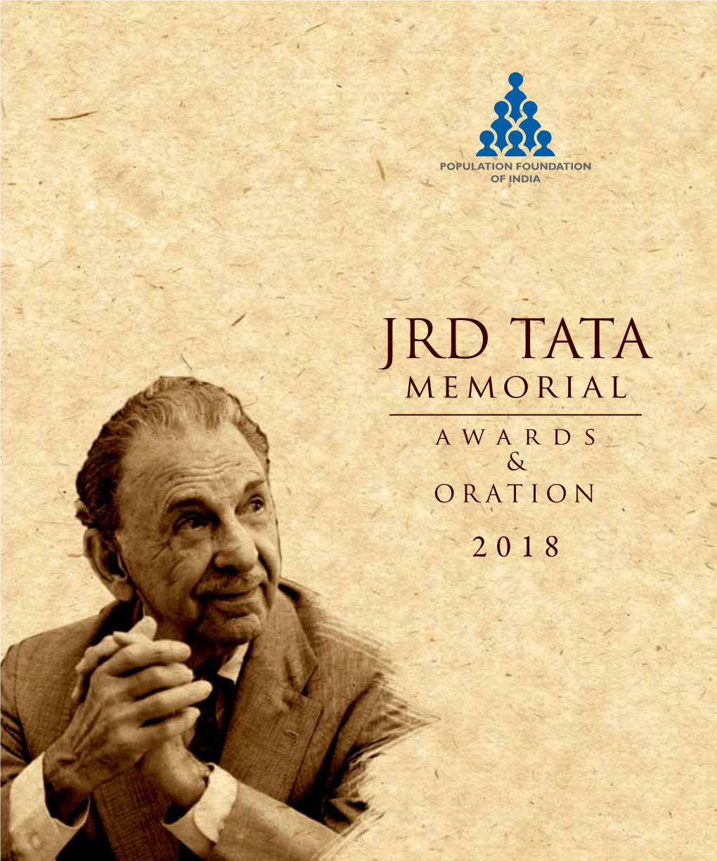 JRD Tata Memorial Awards & Oration I 1