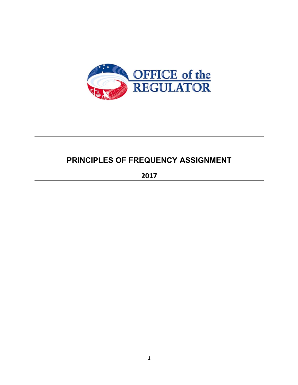 Principle for Frequency Assignment