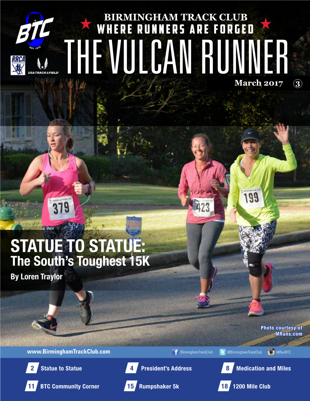 STATUE to STATUE: the South’S Toughest 15K by Loren Traylor
