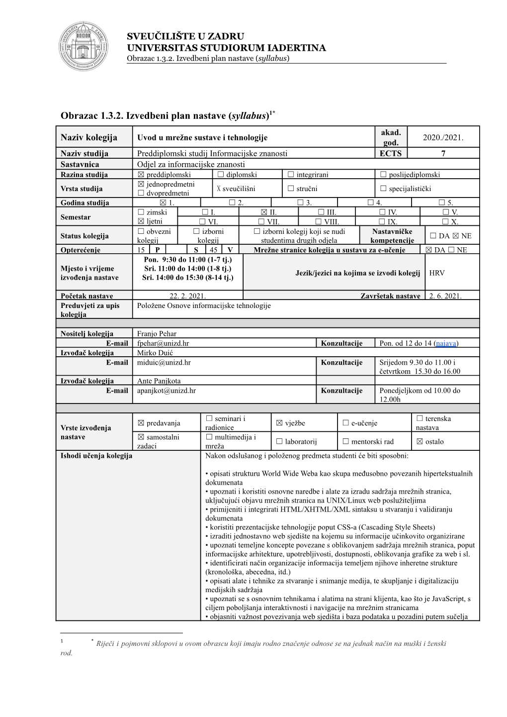 Umst Izvedbeni Plan