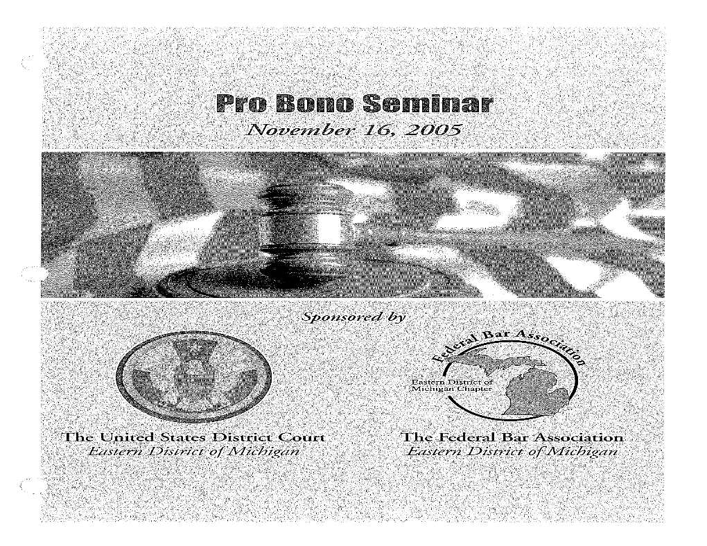 Pro Bono Sembiar November 16, 2005