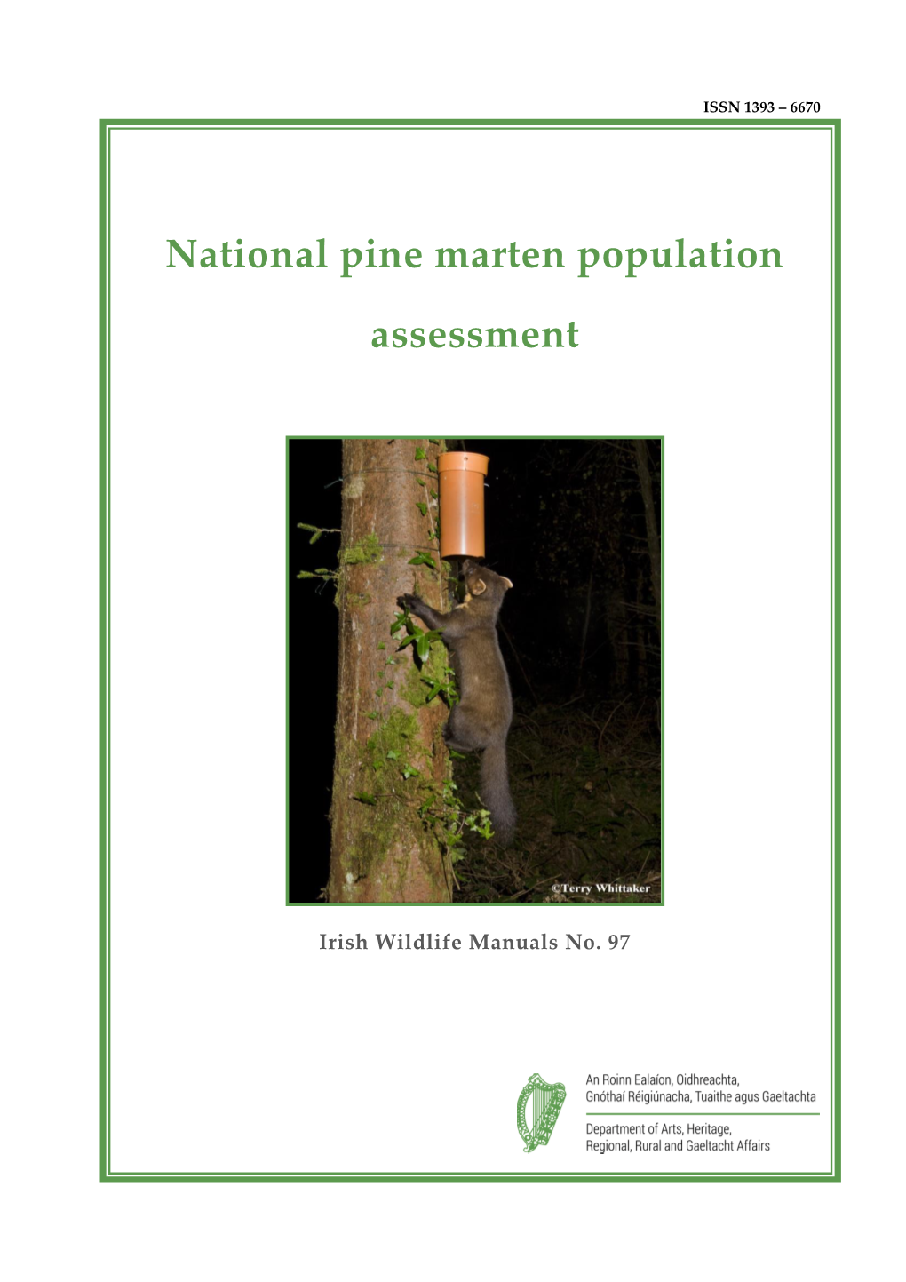 National Pine Marten Population Assessment 2017