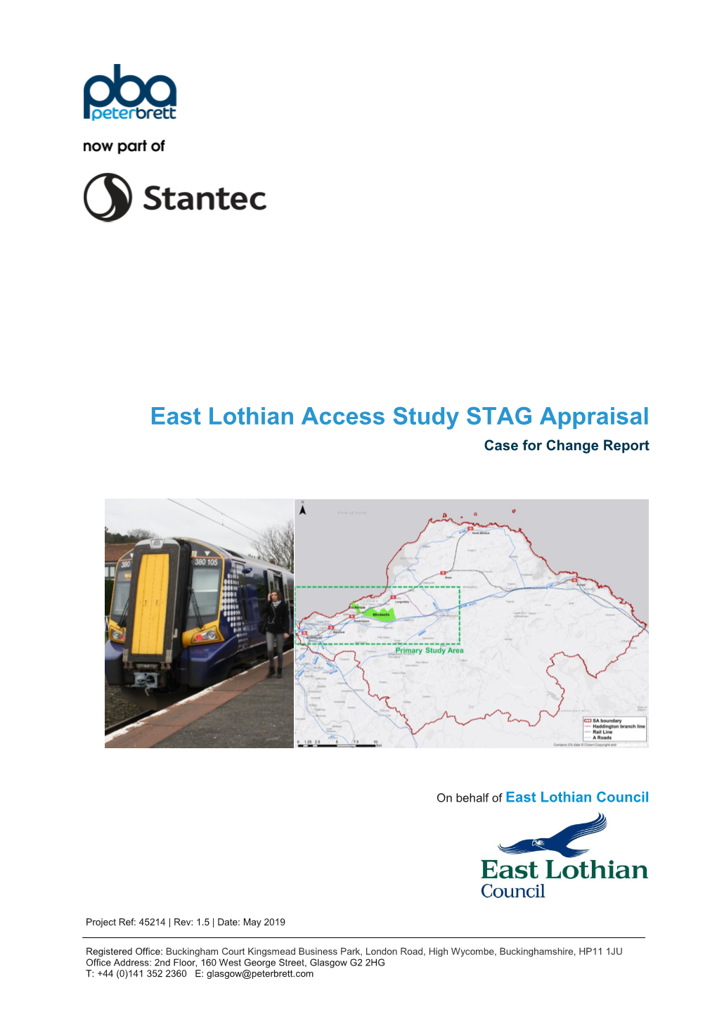 East Lothian Access Study STAG Appraisal: Case for Change