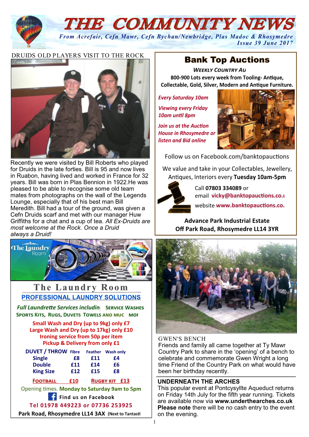 Cefn Community News Letter June 2017.Pdf